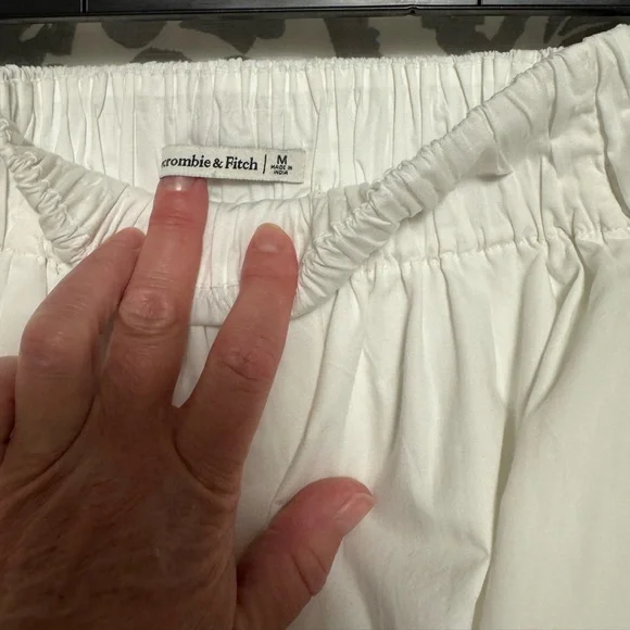 Abercrombie & Fitch White Tiered Maxi Skirt - Picture 2 of 6